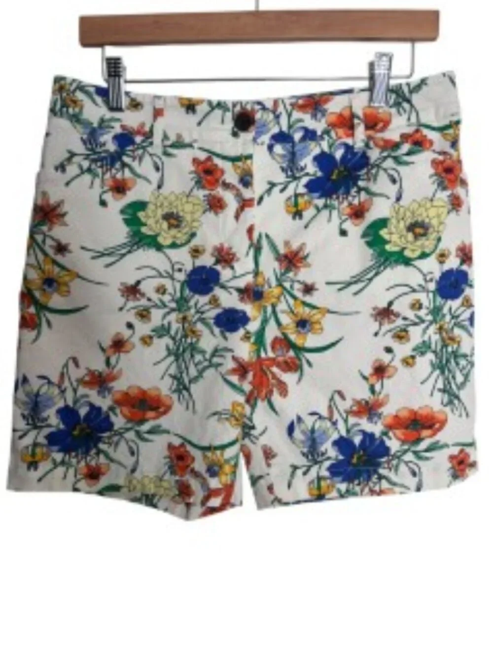 Talbots Floral 7in Chino Shorts 6